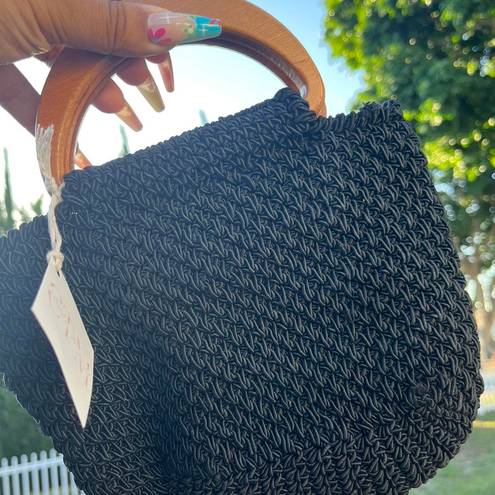 The Sak  Black Woven Bag