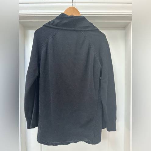 L.L.Bean Black  knit cardigan - XL -GUC