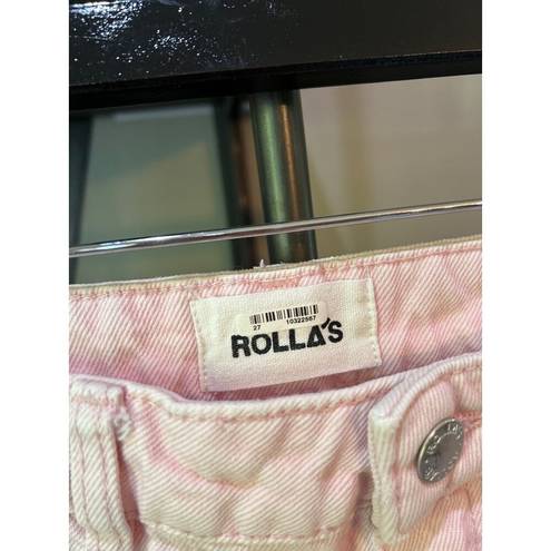 Rolla's  Sailor High Waist Wide Leg Jean 90s Pink Womens Size 27