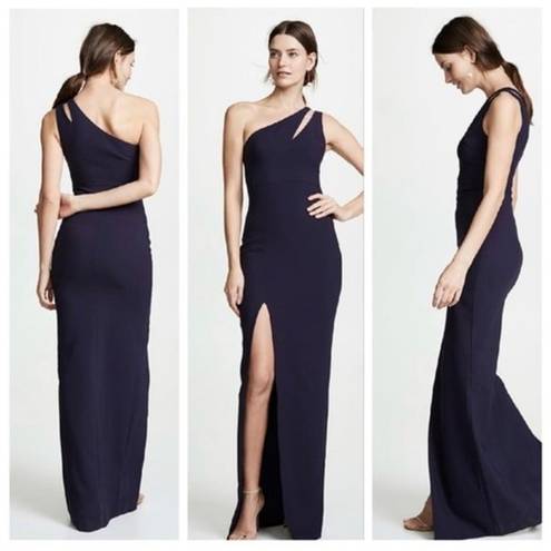 Likely NEW  Roxy Navy One Shoulder Evening Dress