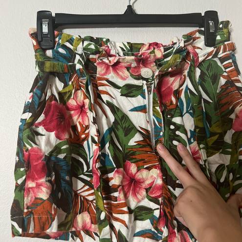 Bebop Tropical Linen Shorts