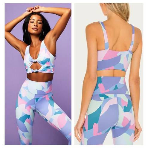 Beach Riot NEW  Bowie Print Sports Bra Size XS