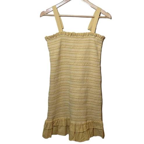 American Eagle  Golden Yellow Smocked Dress size Medium