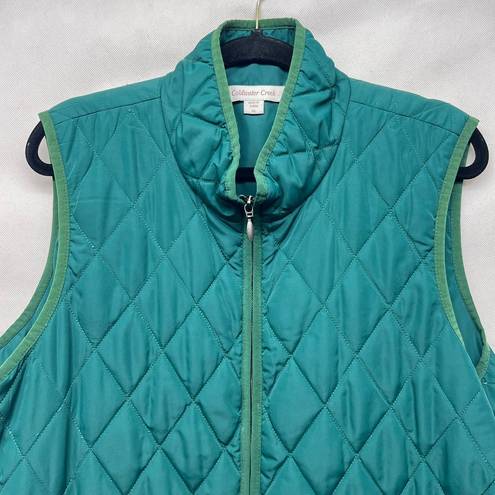 Coldwater Creek  Quilted Full Zip Women's Vest Size XL