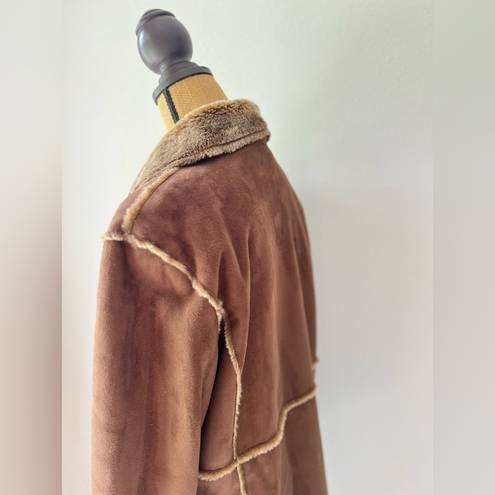 Vintage 90s RP Sport By Regent Park Faux Suede / Furr Zip