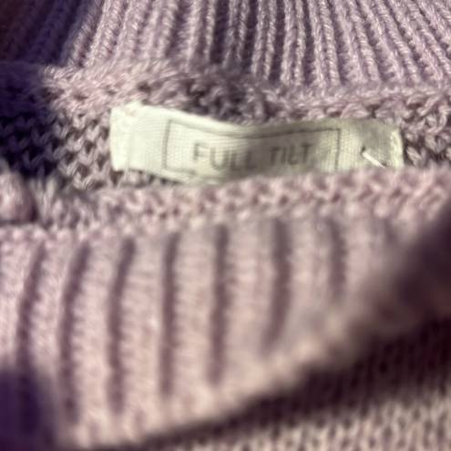 Full Tilt purple stared sweater