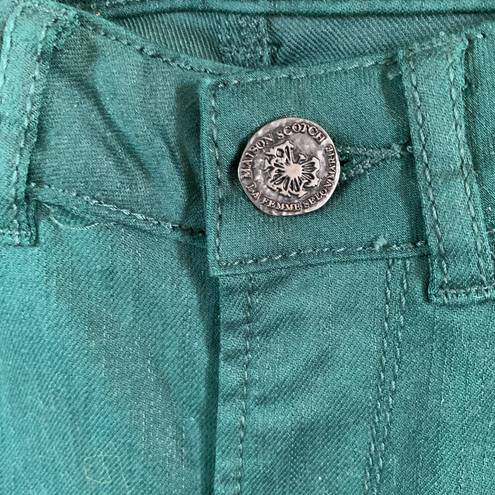 Scotch & Soda MAISON  La Femme Selon Marie Les Bon vivants Green Skinny Jeans W24 L32