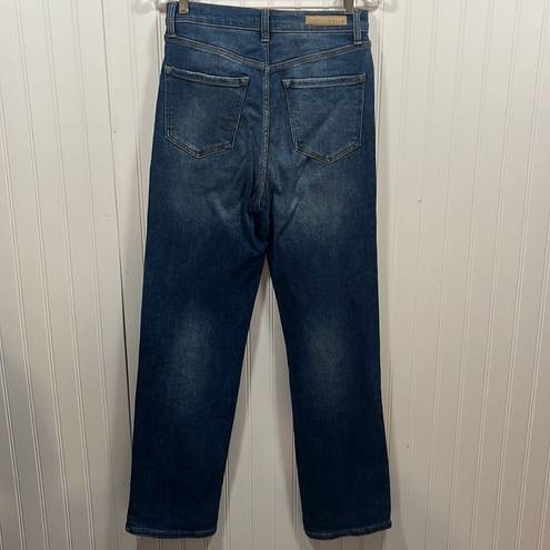 Cello  button fly high rise straight leg jean