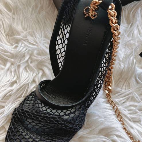 Bottega Veneta  Mesh Chain Pumps NEW