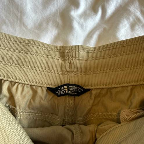 The North Face  tan hiking/outdoor shorts