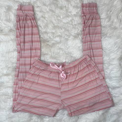 Charlotte Russe Light Pink Stripe Print Pajama Set