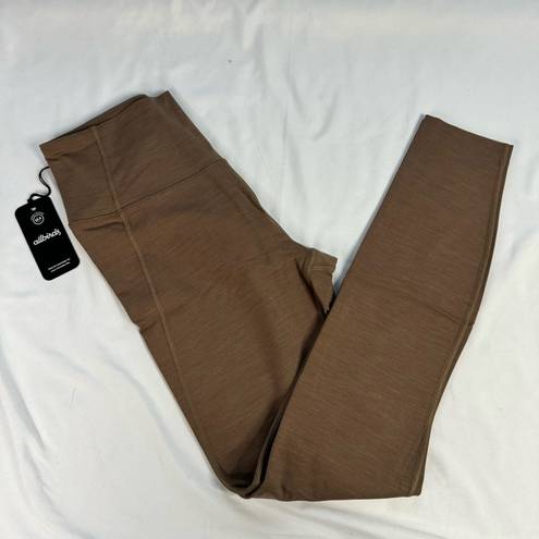 Allbirds NWT  Women Size L Cocoa Brown Natural Flow Legging Gym Active Cooling