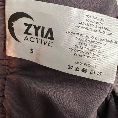 Zyia  Active Flowy Layered Running Shorts w/ Pocket Pull On Athletic Small