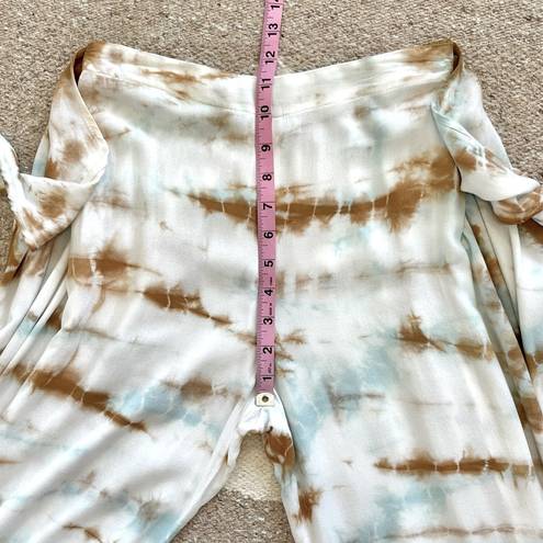 Young Fabulous and Broke YF&B Wide Split Leg Tie Dye Pants