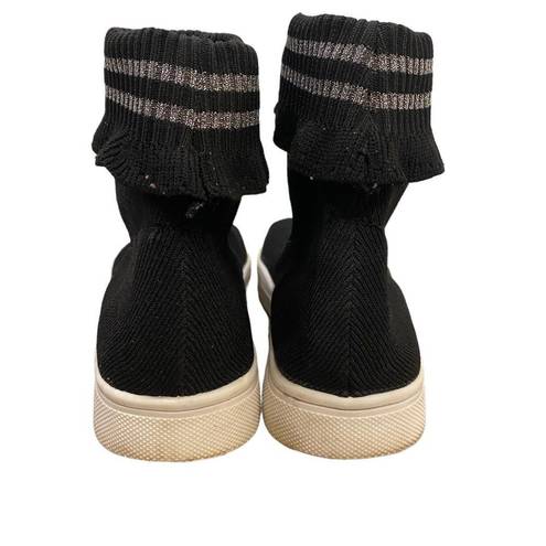 American Eagle  Women Black Hi-Pro Sock Sneaker, Size 10