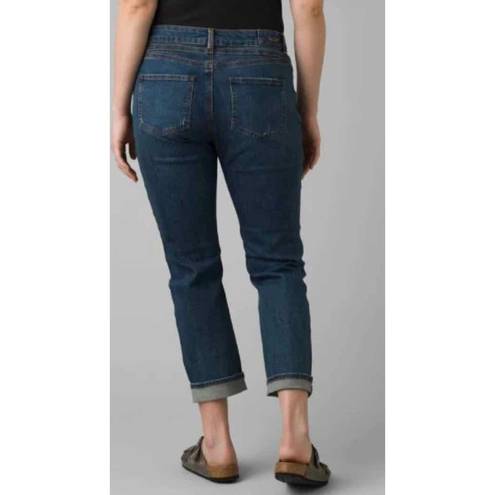 prAna  Buxton Boyfriend Straight Denim Jean Blue Size 4 NEW