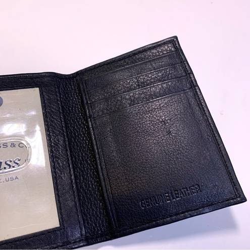 Krass&co G.H. Bass &  Small Black Leather Wallet