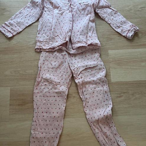 Victoria's Secret Pink Cherry Pajama Set 