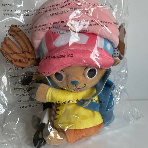 One Piece NEW  CHOPPER Plush Figure Crossbody Bag NWT