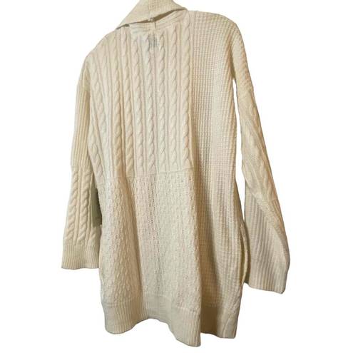 Joie NWT  Womens‎ Cream Open Front Cable Knitted Cardigan Sweater Size Medium