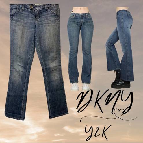 DKNY HP🔥- SOHO Y2K Bootcut LowRise Jeans EUC