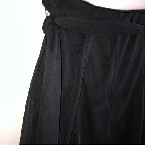 Dress Barn Vintage 90s Y2k  Collection Black knee length Skirt medium