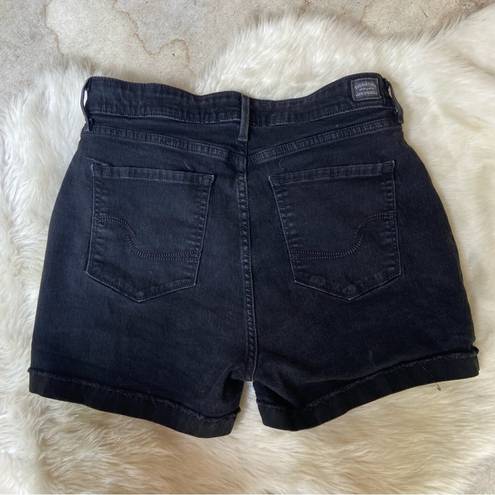 Levi Strauss & CO. Solid Black High Rise Shorts