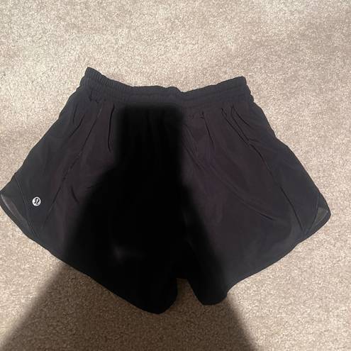 Lululemon  Hotty Hot Short Heather - Black size 6