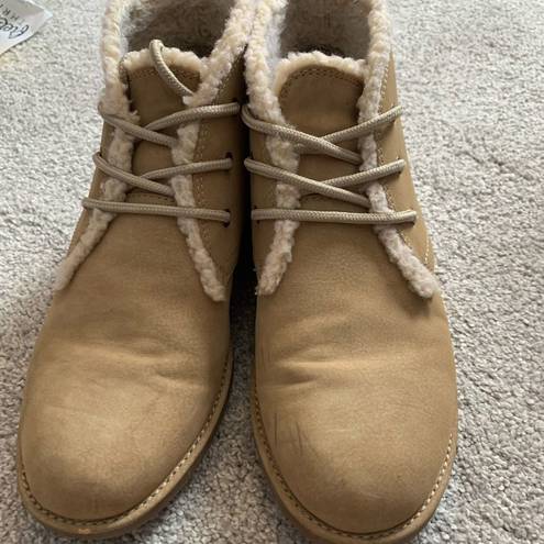 Seven Dials  Winter Fur Booties Tan