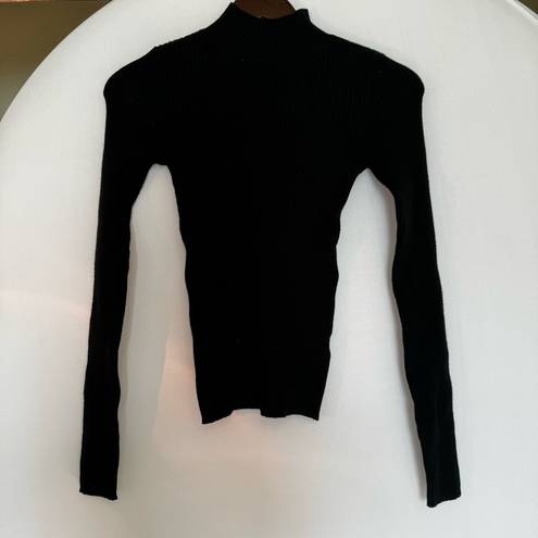 American Eagle  - black turtleneck sweater - medium