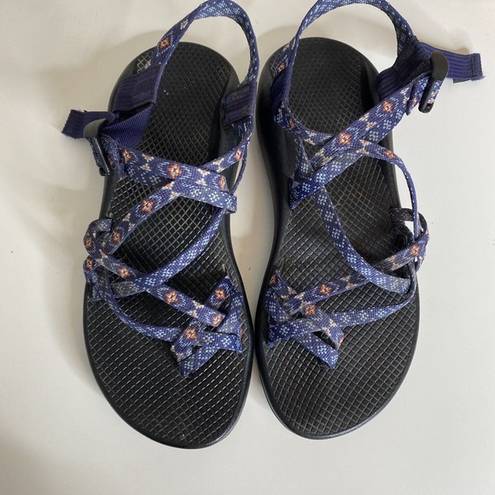 Chacos Chaco ZX2 Classic Sandals with toe loop Navy Blue size 10