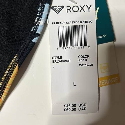 Roxy  Women’s Print Beach Classics Bikini Bottoms. NWT