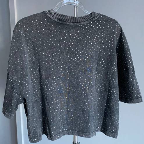 GUESS Stars Rhinestone Logo Tee