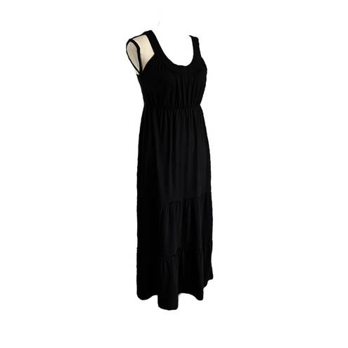 Fashion Bug Vintage Black  Boho Maxi Dress