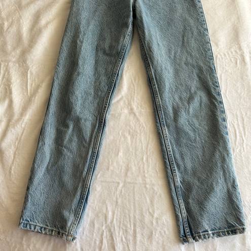 ZARA Light Washed Straight Leg Jeans