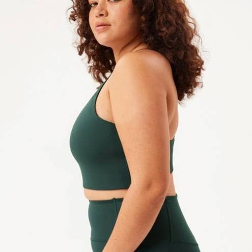 Girlfriend Collective  Dark Green Topanga Halter Bra