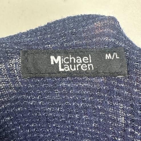 Michael Lauren  Shane oversized pull over with thumb hole navy size medium/large