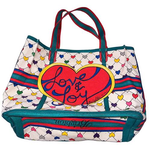 Brighton  Love & Joy Canvas Tote Bag Purse