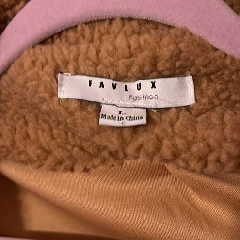 FAVLUX Long teddy jacket