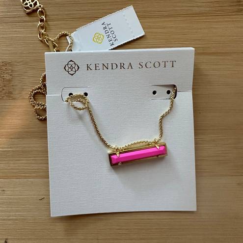 Kendra Scott gold Magenta Leanor Necklace