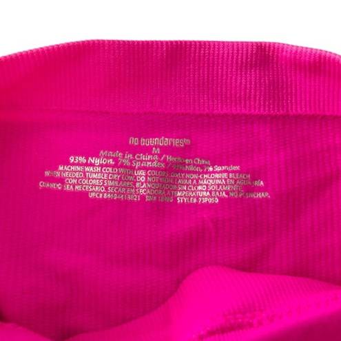 No Boundaries Hot Pink Seamless Bandeau Bra •Size Medium