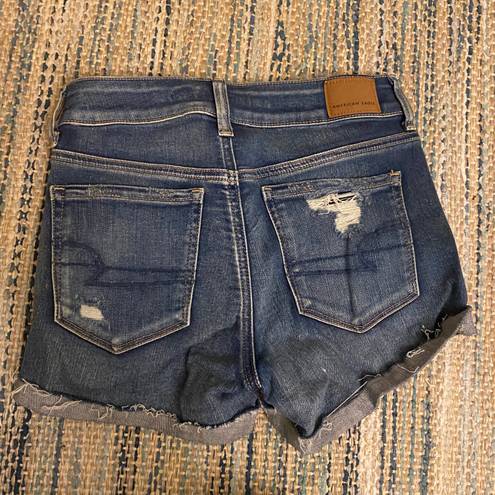 American Eagle ripped jean shorts