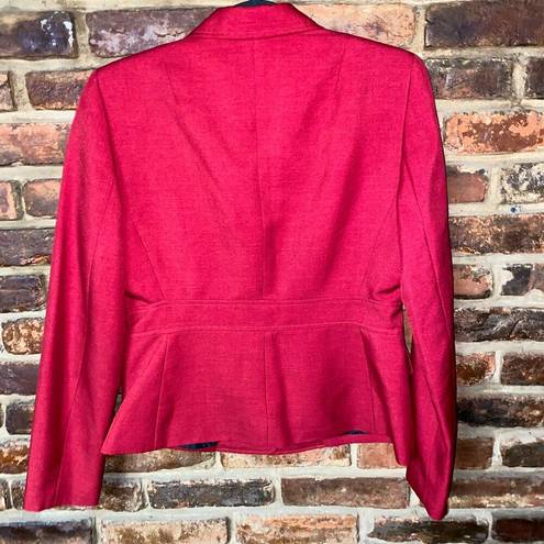 Krass&co 9 &  Maroon Red 2-Button Blazer Jacket Women's Size 6