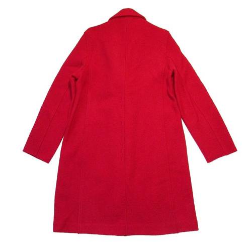 J.Crew NWT  Daphne Topcoat in Bold Red Italian Boiled Wool Coat 14 $228