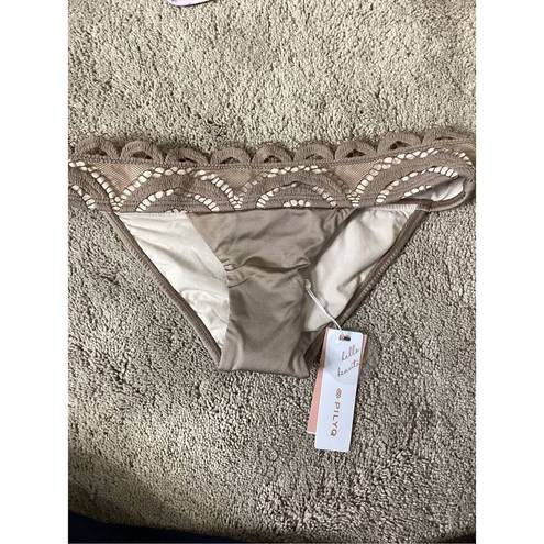 PilyQ New.  lace banded bikini bottom. Small