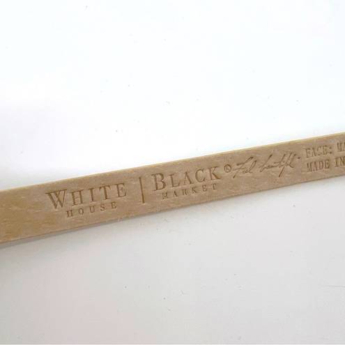 White House | Black Market  Skinny Metal Bow Belt Metallic Sparkly Glitter XS