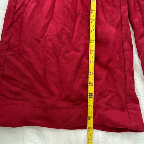 Nike Wide leg  red sweatpants