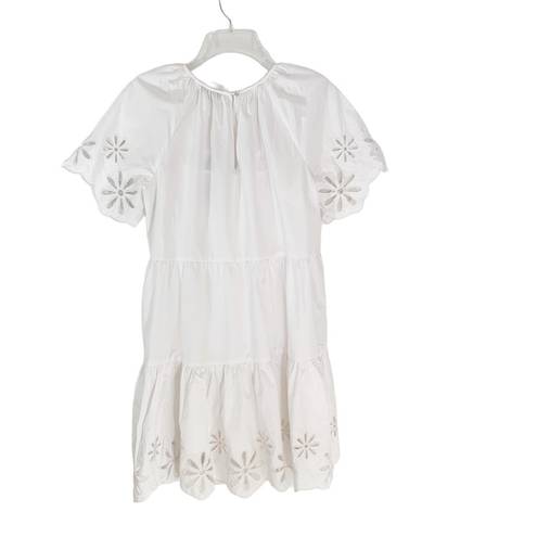 Rails  Arielle Dress White Eyelet Organic Cotton Blend Size Small NWT