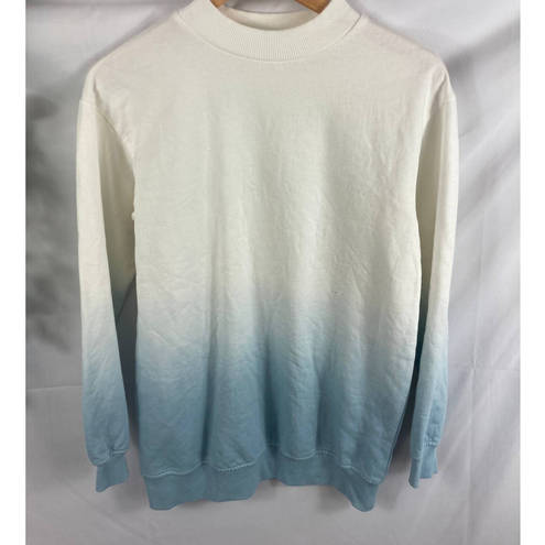 BP NWT  Dip Dye Mock Neck Ombre Sweatshirt XS