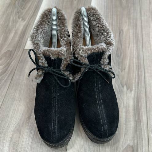 Rag and Bone  Inez suede and shearling desert clogs size 9